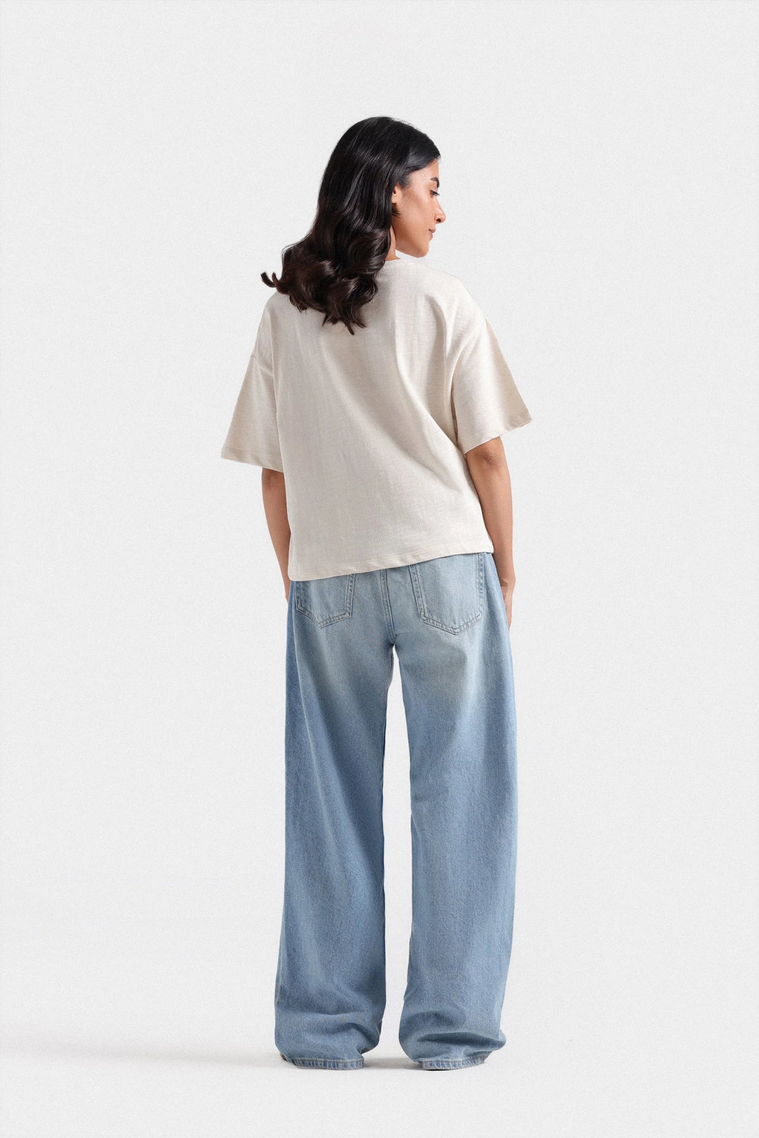 Norzay wide leg Jeans - Ice blue